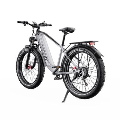 Bicicleta Eléctrica Duotts F26 Lite - Motor 500W Batería 48V18AH  Neumáticos De 26'' Freno Hidráulico - Plata Blanco
