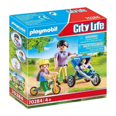 PLAYMOBIL - 70284 - Mamá con niños