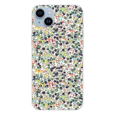Coque en silicone - Compatible Apple iPhone 14 Plus - design liberty wiltshire vert