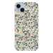 Coque en silicone - Compatible Apple iPhone 14 Plus - design liberty wiltshire vert