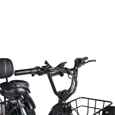 Triciclo elettrico cargo PULUMA SL001 a doppio motore, doppia batteria 48V 27Ah, 7 velocità con freni idraulici