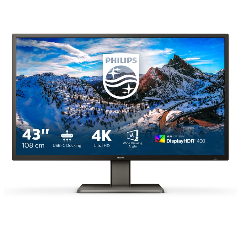 Philips P Line 439P100 43VA4ms3840x2160UWFHDDPHDMI60Hz - vue 2