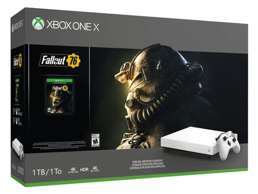 Xbox One X Fallout 76 Ed.Lim. Robot bianco Fallout 76