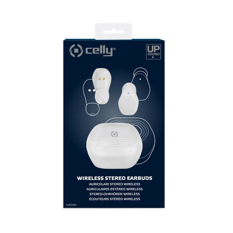 Celly FLIP2 Casque True Wireless Stereo TWS Ecouteurs AppelsMusique USB Type C Bluetooth Neuf - vue 2