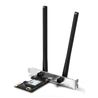 Tarjeta PCIe Wi-Fi 6 Mercusys MA80XE AX3000 Dual-Banda 2402 Mbps + Bluetooth 5.2 M.2 para PC Windows 10/11
