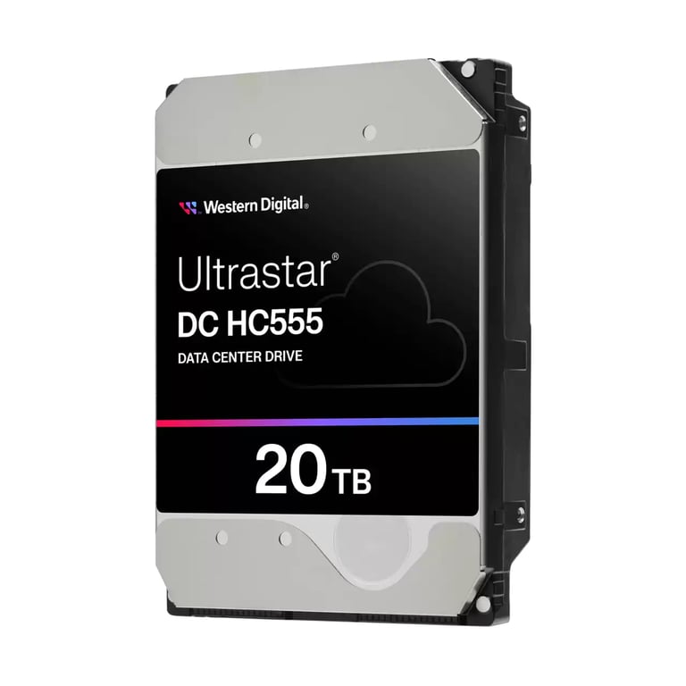 Western Digital Ultrastar DC HC555 disque dur 20 To 7200 trmin 512 Mo 3.5 SAS3 Neuf
