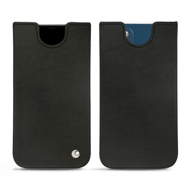 Pochette cuir Apple iPhone 14 Plus -  - Noir - Cuir lisse premium