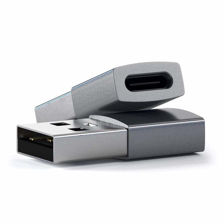 Satechi ST-TAUCM changeur de genre de câble USB-A USB-C Gris