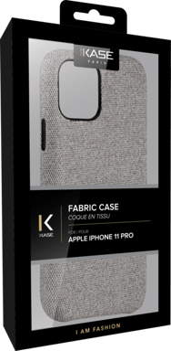Funda de tela Apple iPhone 11 Pro, gris sable