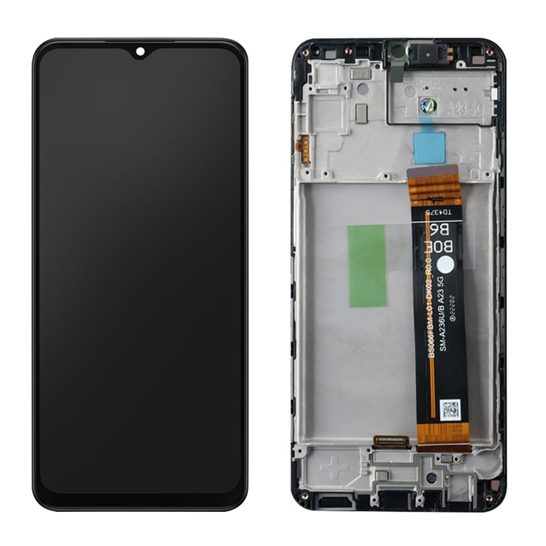 Écran Complet Officiel pour Samsung Galaxy A23 5G Vitre Tactile et Châssis Noir - Neuf