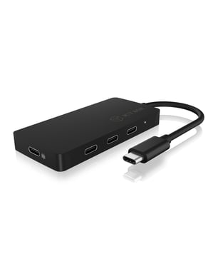 ICY BOX IB-HUB1429-CPD USB 3.2 Gen 2 (3.1 Gen 2) Type-C 10000 Mbit/s Negro