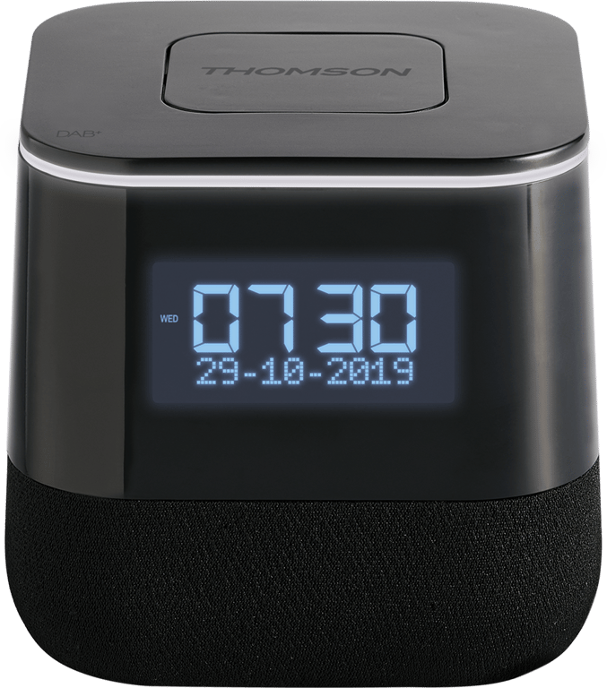 Radio Réveil Affichage digital double alarme CR80 FM Thomson Neuf