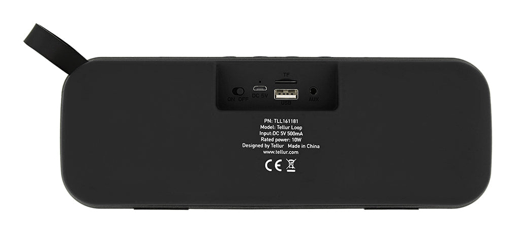 Tellur TLL161171 haut-parleur portable et de fête Enceinte portable stéréo Noir 10 W - vue 3