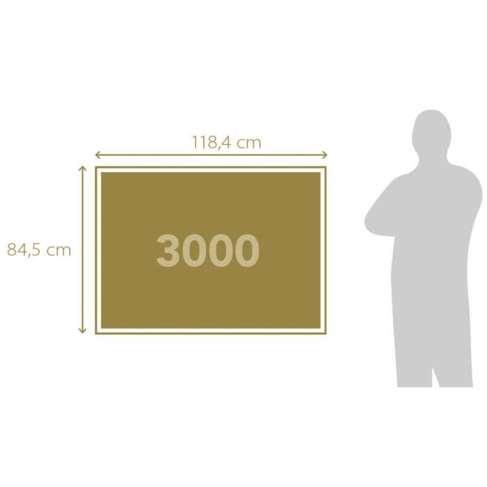 Puzzle 3000 pièces : Les Chambres du Parlement Clementoni Puzzles - vue 3