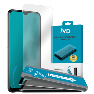 JAYM - Verre Trempé Premium pour Samsung Galaxy S23 - Plat 2.5D - Garanti à Vie Renforcé 9H Ultra Résistant Qualité supérieure Asahi - Applicateur sur Mesure Inclus