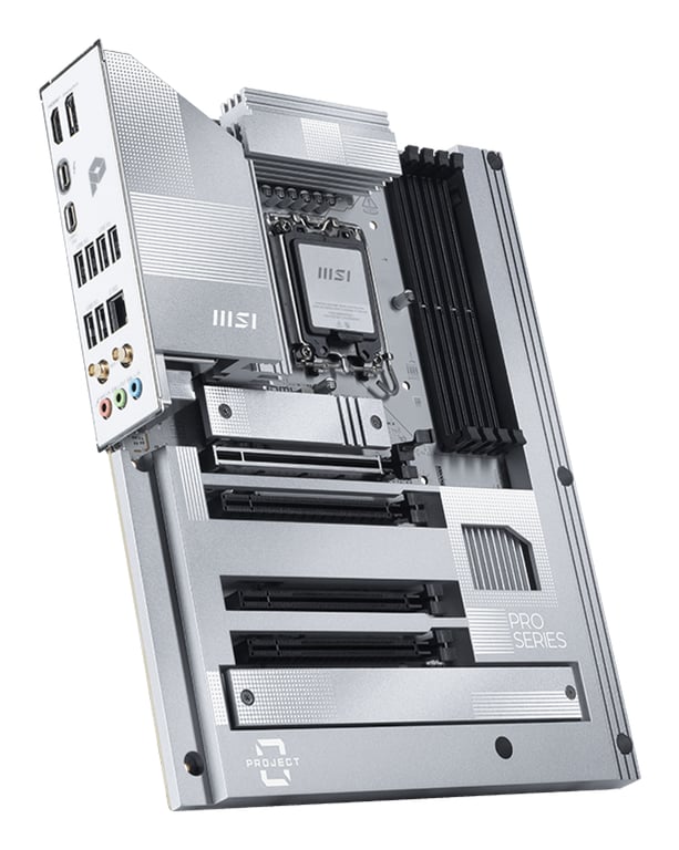 MSI PRO Z890 WIFI PZ Project Zero - vue 3