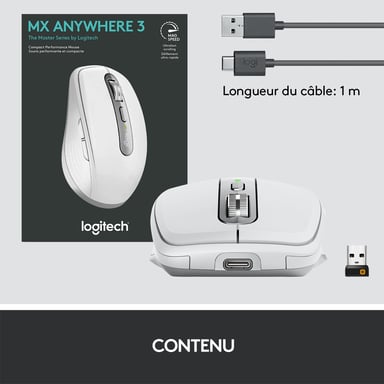Logitech MX Anywhere 3 - Bianco