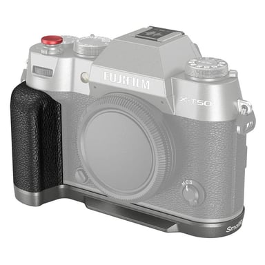 SMALLRIG 4712 Asa de silicona en forma de L para Fujifilm X-T50 Charcoal Silver