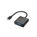 Adaptador de vídeo, Mini-DisplayPort - puerto VGA, Full-HD 1080p