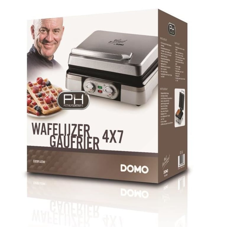Gaufrier Électrique DOMO DO9149W – 1400W, Plaques Épaisses - vue 6