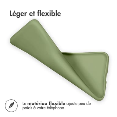 imoshion Coque Couleur pour Apple iPhone 14 Pro - Olive Green