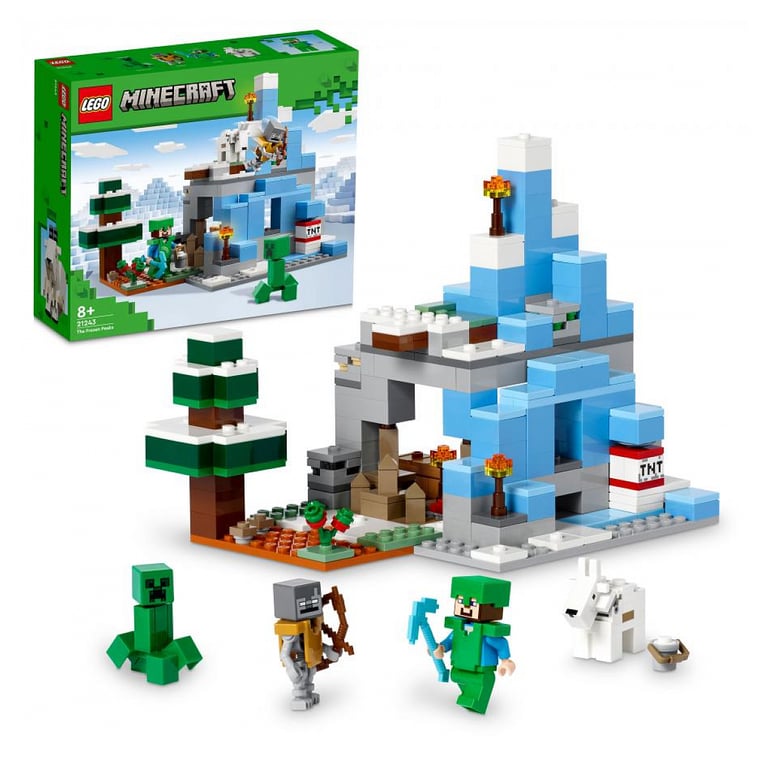 LEGO 21243 Les pics gelés Minecraft - vue 4