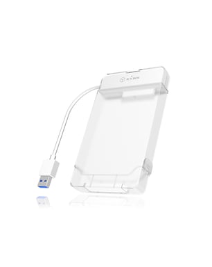 ICY BOX IB-AC703-U3 Boîtier disque dur/SSD Blanc 2.5''