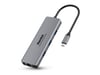 Hamlet HDKC-PD200 station d'accueil Avec fil USB 3.2 Gen 1 (3.1 Gen 1) Type-C Gris