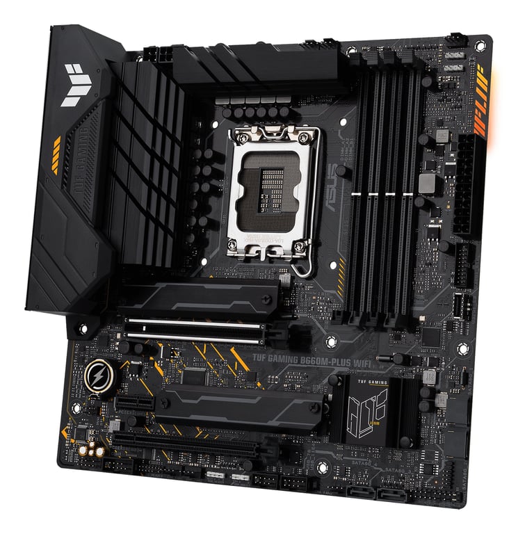 Asus TUF GAMING B660M PLUS WIFI - vue 3