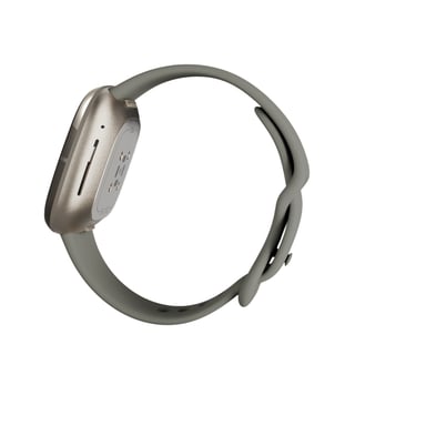 Fitbit Versa Sense Sage Grey Silver AMOLED Digital Pantalla táctil Gris Wifi GPS (satélite)