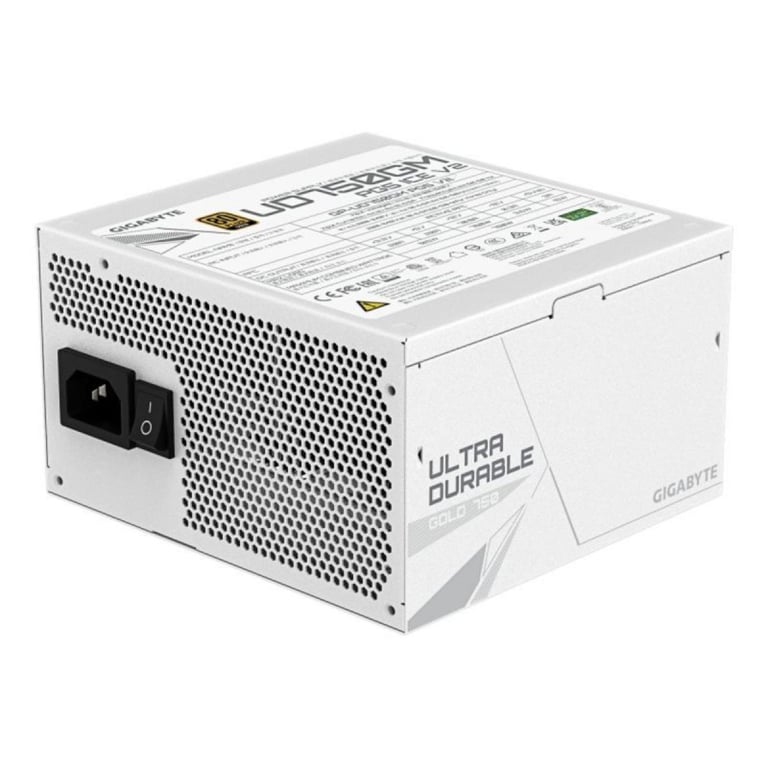 Fuente de Alimentación GIGABYTE 80 PLUS Gold UD750GM PG5 V2 ICE Modular ATX 3.1 Blanca - vue 4
