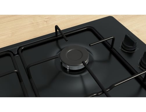 Piano cottura in acciaio inox, 60 cm, SER2, 4 bruciatori, Ghisa con piedi in gomma BOSCH - PBP6B6K80