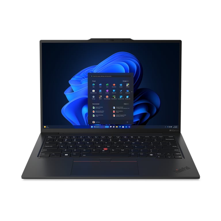 Lenovo ThinkPad X1 Carbon Gen 12 Intel Core Ultra 5 125U Ordinateur portable 35,6 cm (14 ) WUXGA 16 Go LPDDR5x-SDRAM 512 Go SSD Wi-Fi 6E (802.11ax) Windows 11 Pro Allemand Noir - Neuf