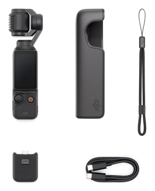 DJI Osmo Pocket 3 4K Ultra HD 9,4 MP Fotocamera pendente Nero