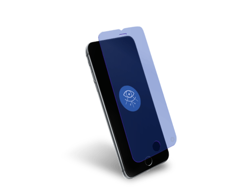 Force Glass iPhone 6/7/8 Plus Flat Anti Blue Light Screen Protector Garanzia a Vita