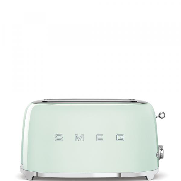 Grille-pain Smeg 4x2 50 pouces, style vert pastel tsf02pgeu - Neuf