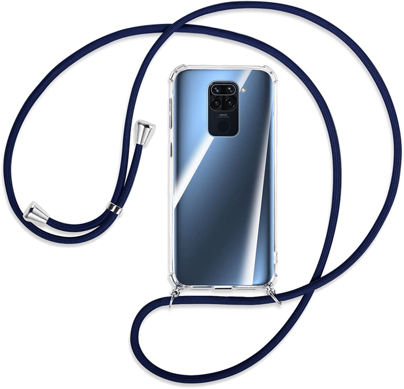 Coque avec Cordon pour XIAOMI Redmi Note 9 Silicone Airbags Transparente