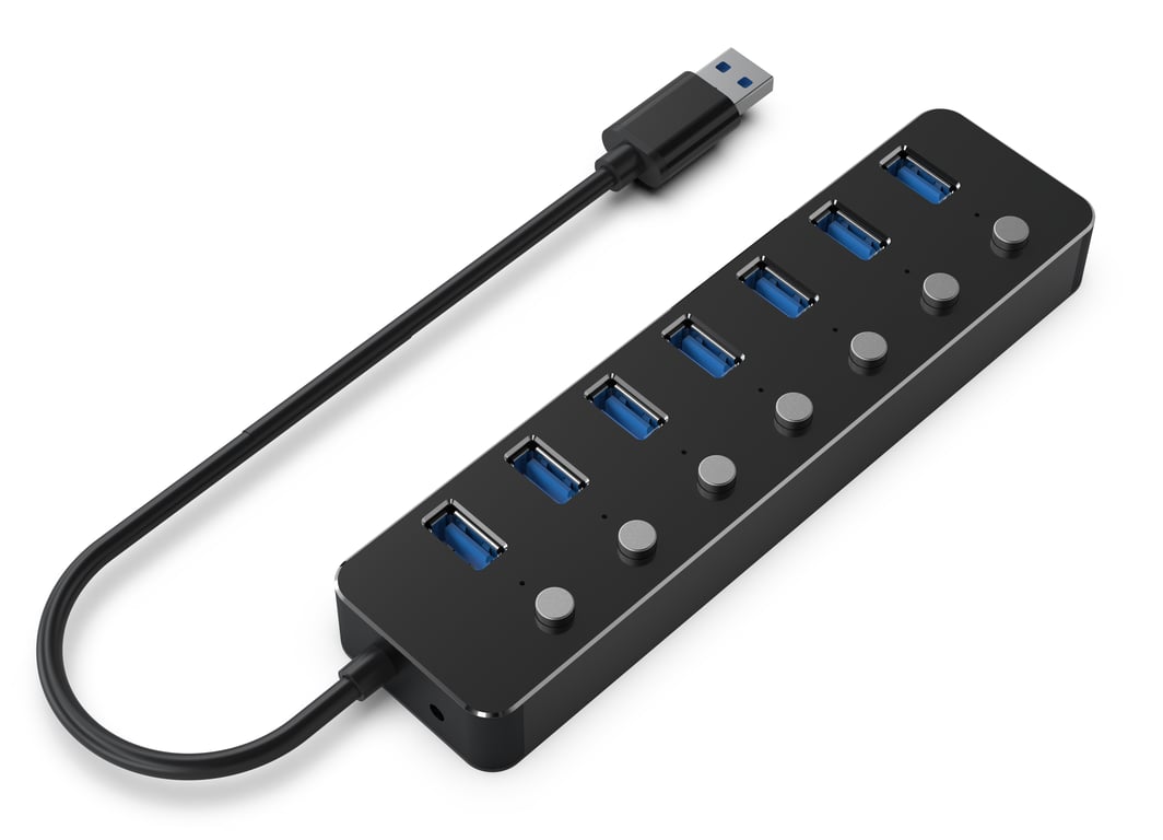 Gembird UHB U3P4P 01 hub & concentrateur USB 3.2 Gen 1 3.1 Gen 1 Type A 5000 Mbit/ Neuf - vue 7