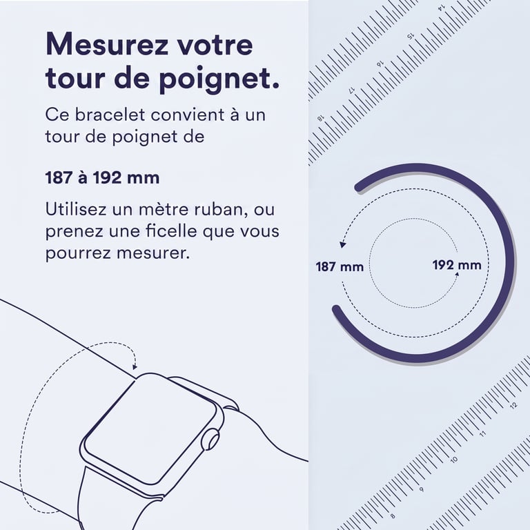 Bracelet Boucle unique en Silicone pour Apple Watch | 44/45/46/49 mm - Taille 10 - Olive - Neuf