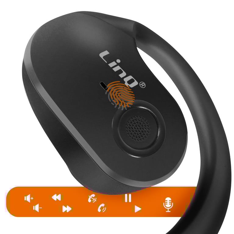 Écouteurs Bluetooth Clip Design ouvert Micro Appel Touche Tactile Neuf - vue 6