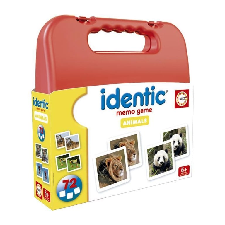 Identic Animaux Jeu de mémoire EDUCA 72 cartes développe mémoire et attention Dès - vue 2