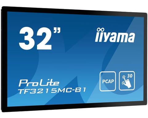 iiyama ProLite TF3215MC-B1 écran plat de PC 81,3 cm (32'') 1920 x 1080 pixels Full HD LED Écran tactile Kiosque Noir