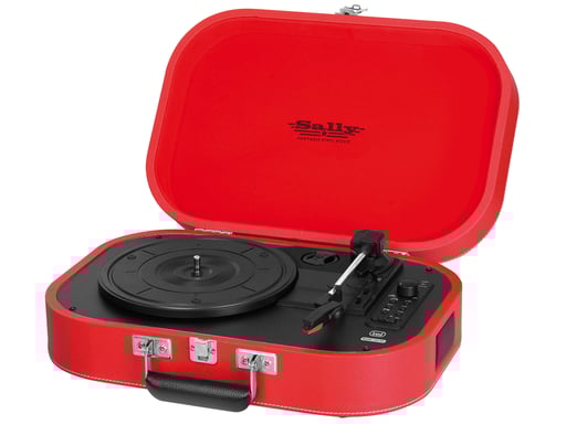 Trevi TT 1020 BT Tourne-disque à entraînement direct Rouge Semi-automatique