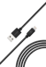 Câble Lightning vers USB tressé métallisé certifié MFi Apple Charge/Sync (1M), Noir