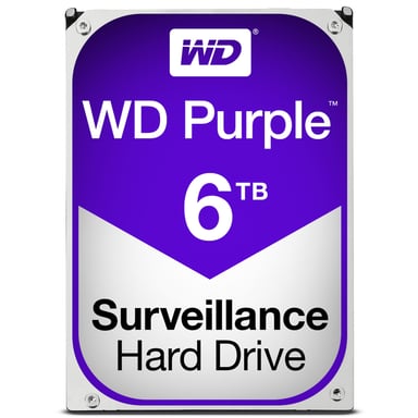 Western Digital Purple disque dur 6 To 5400 tr/min 64 Mo 3.5'' Série ATA III