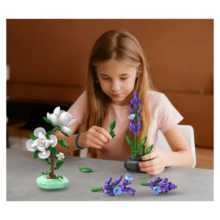CADA Artiste Jeu de construction Plante Lavande 205 pièces Dès - vue 3