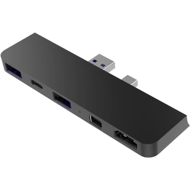 Adaptateur USB Type C vers 2 ports HDMI HyperDrive Gris pour