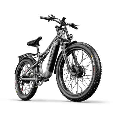 VéLo Électrique Shengmilo S600 | Vitesse Max 45 km/h | Autonomie 50 km | Moteur 1000W*2 | Batterie 48V 17.5Ah | Pneus 26 Pouces