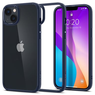 Spigen ACS04899. Guscio protettivo per Apple iPhone 14 Max in policarbonato, blu navy
