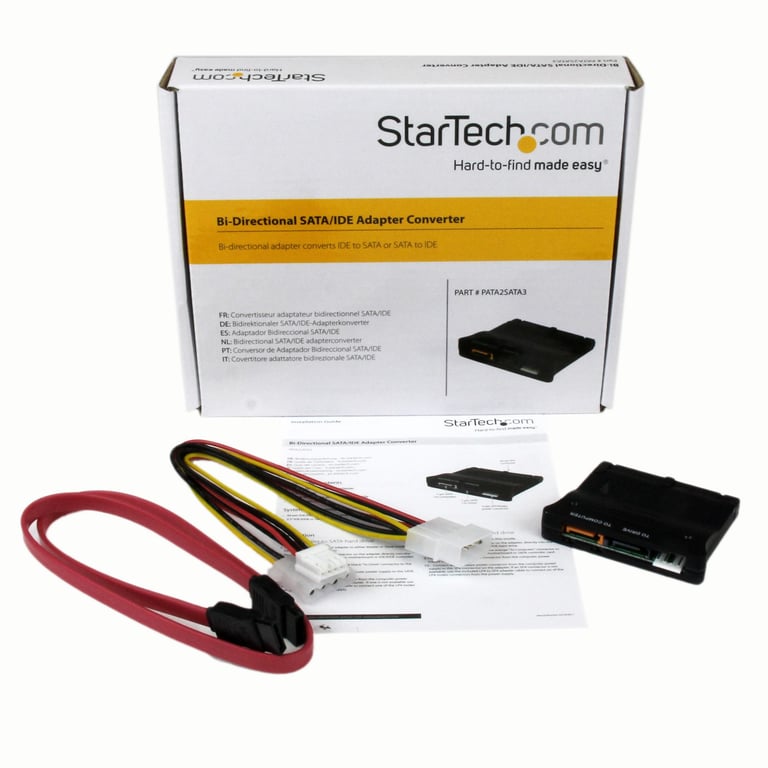 StarTech.com Adaptateur convertisseur bidirectionnel SATA / IDE - vue 3